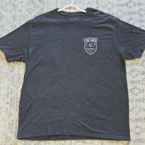 Eddie Bauer Men's Dark Gray Short Sleeve Tee
